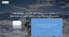 Desktop Screenshot of indiancreekvethosp.com